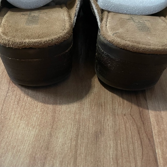 Minnetonka Suede Billie Mules Sz 7 - Picture 4 of 9